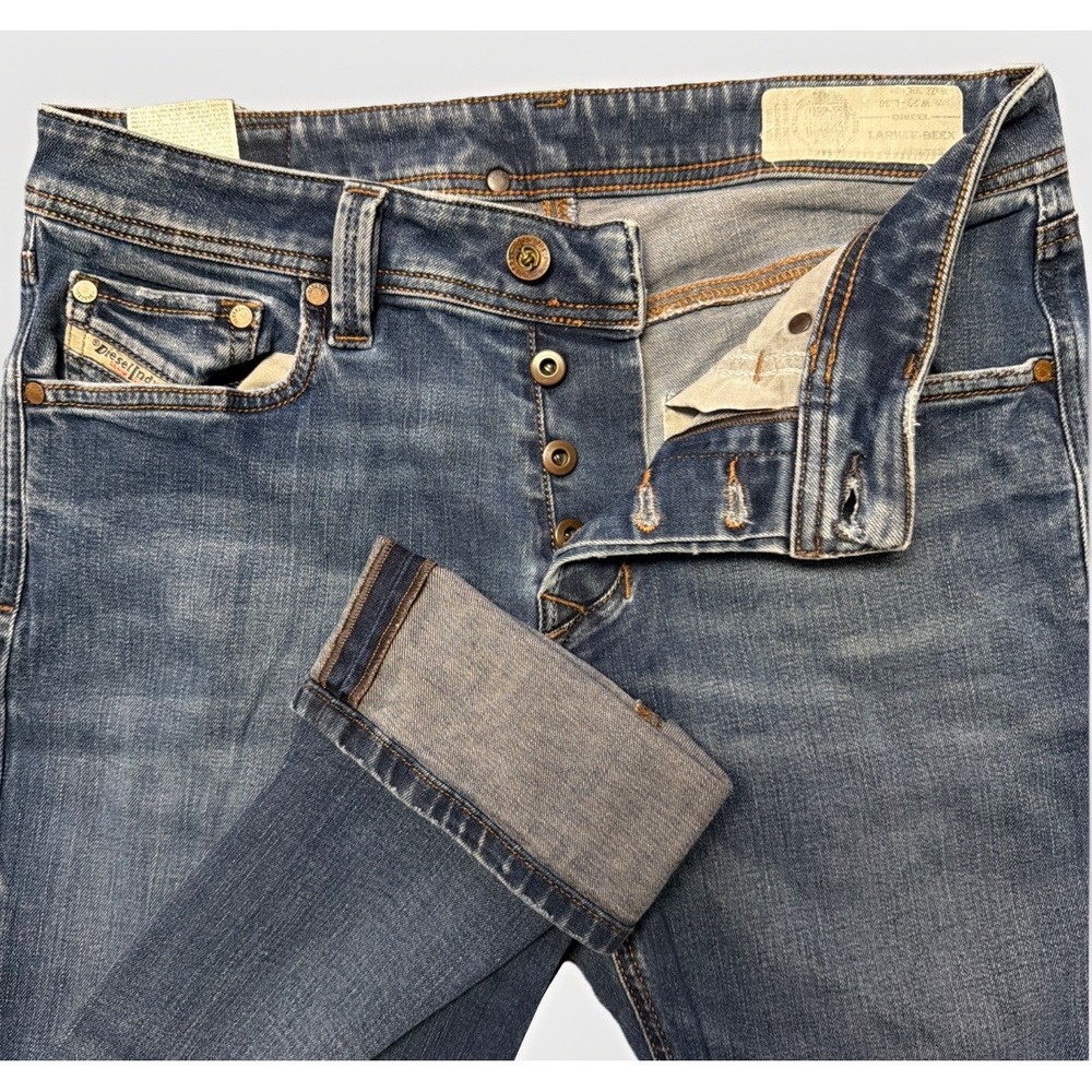 Diesel Larkee BeeX Stretch Jeans Blue 29x30 (Fits 30x27) Regular Tapered